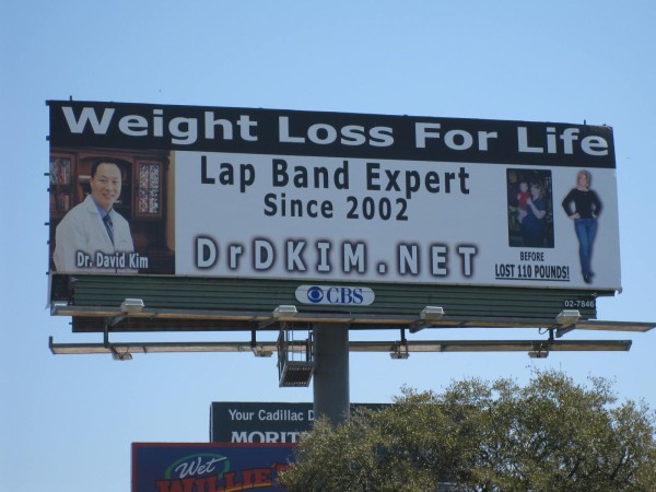 The fancy name for a Lap Band is Laparoscopic Adjustable Gastric Band.