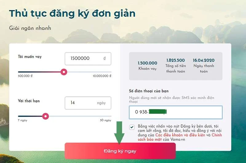 Vamo: Cho vay tiền nhanh online từ 1-10 triệu chỉ với CMND