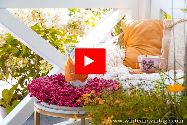 DIY-Video herbstlicher Beerenkranz mit Windlicht