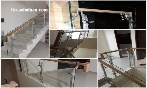 Repeat Order Dari Pt Cibaskontraktor Di Jln Pinang  Merah Pondok Indah Jakarta Pemasangan Railing Balkon Kaca Tempered