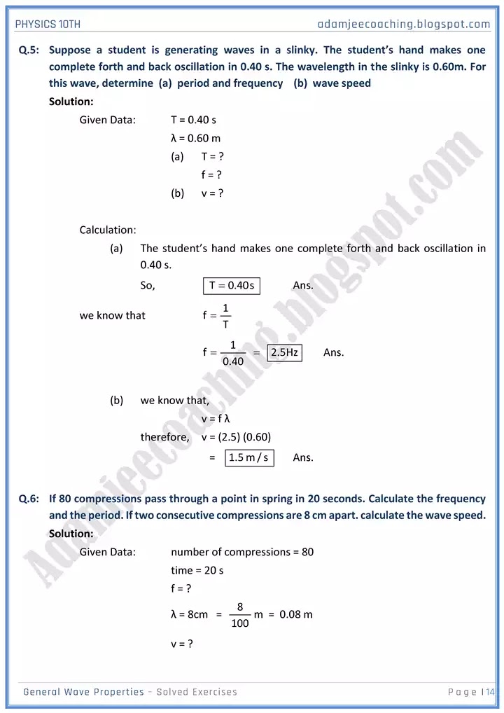 general-wave-properties-solved-textbook-exercise-physics-10th