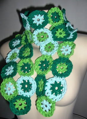 Scarf Circle Green