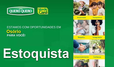 Quero-Quero contrata Estoquista em Osório