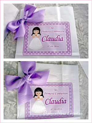 bolsas personalizadas comunion niña