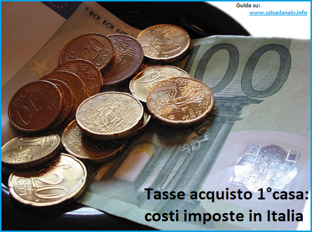 Tasse acquisto prima casa da privato costruttore costi imposte