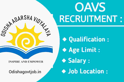 Odisha Adarsha Vidyalaya OAVS Recruitment 2022 Apply