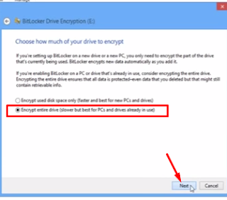 How to Encrypt(lock) Hard Drive in Windows 8 using BitLocker