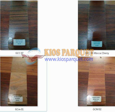 harga lantai kayu vinyl dan Laminated Golden Crown 