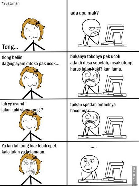 9 Meme Lucu 'Bantuin Emak' Ini Kocaknya Bikin Nyengir