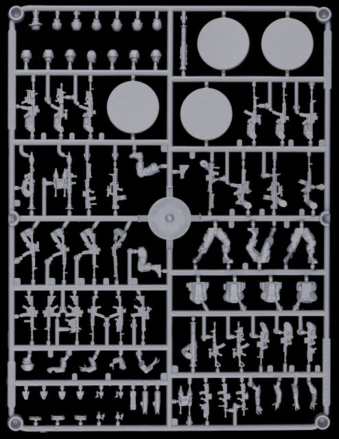 Warlord Games: Project Z: Hard Plastic Spec Ops Modern Military Sprue