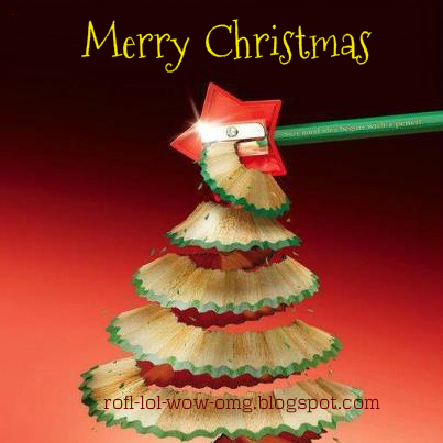 Celebrating Creative Christmas for kids, pencil sharpner waste x-mas tree, merry christmas, happy christmas pics, Christmas greeting card