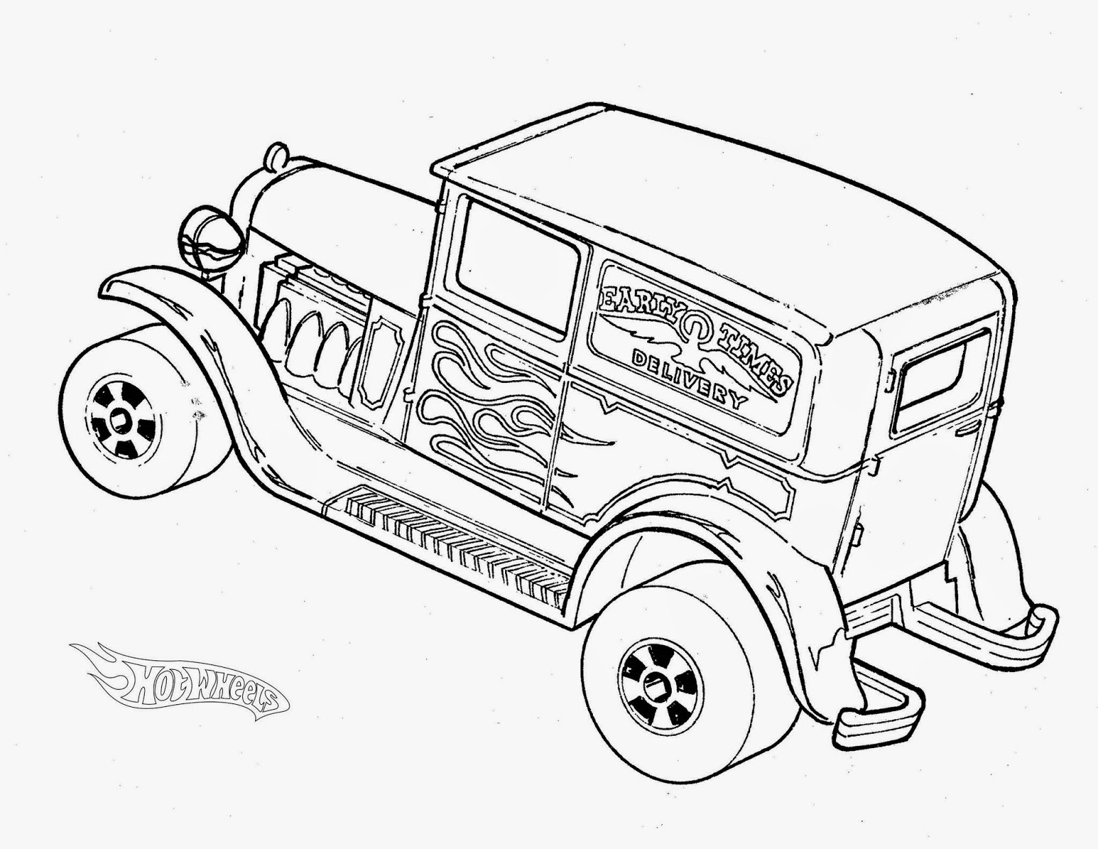 Hot Wheels Coloring Pages 42