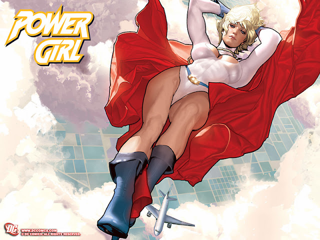 Comic Cover of Power Girl by Geoff Johns