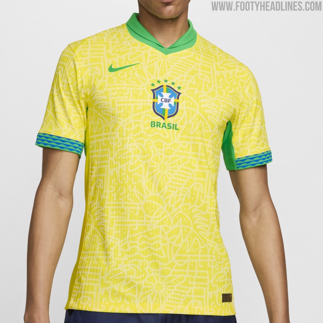 Brasilien 2024 Copa America Heim- und Auswärtstrikots veröffentlicht - Nur  Fussball
