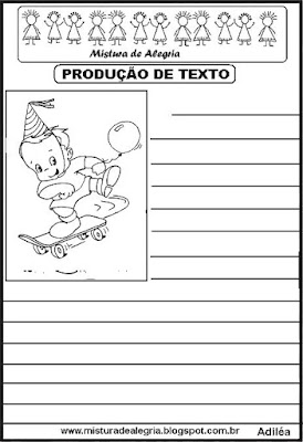 Produções de texto-alfabetização