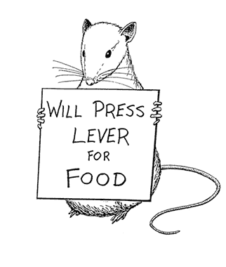 Will press lever for food
