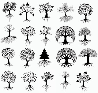 Tree With Roots svg,cut files,silhouette clipart,vinyl files,vector digital,svg file,svg cut file,clipart svg,graphics clipart