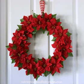 Poinsettia Wreath