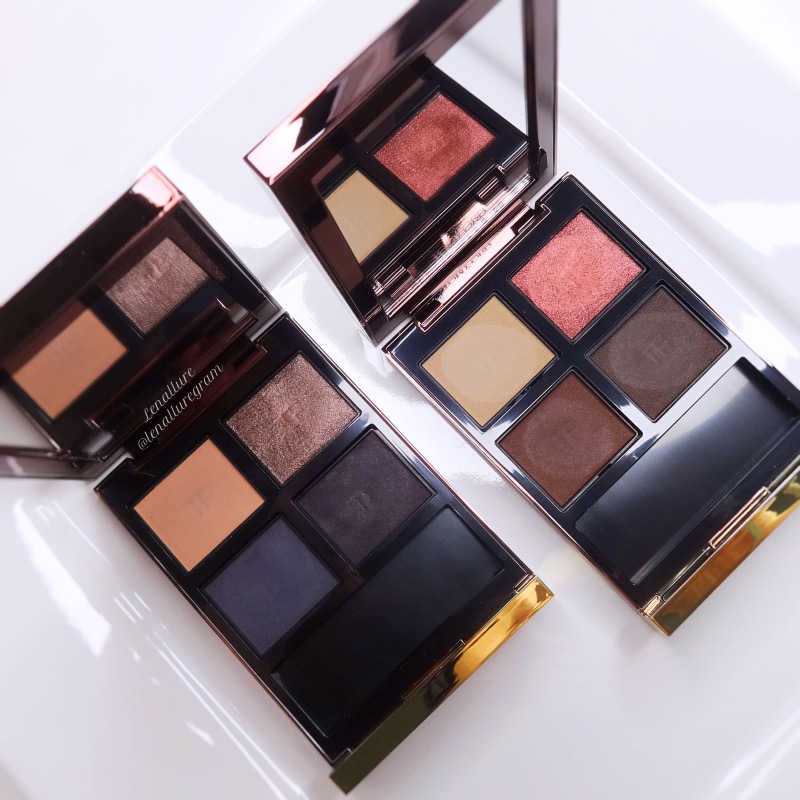 Tom Ford Eye Color Quad Creme Iconic Smoke Ember Bronze reviews swatches