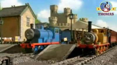 The big castle station new track Edward the train with Thomas the tank engine and Stepney the train