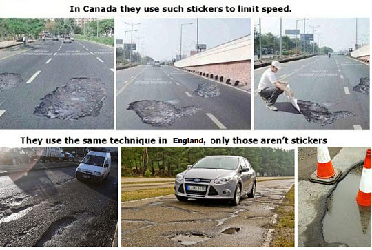 Speed Limit Sign - Canada vs. England