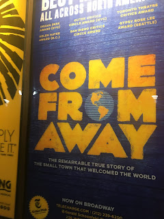 Come From Away Shubert Alley Poster Broadway Musical