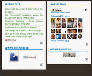 How to Add Two Columns Footer Widget To Blogger