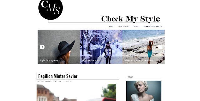 check my style blogger template