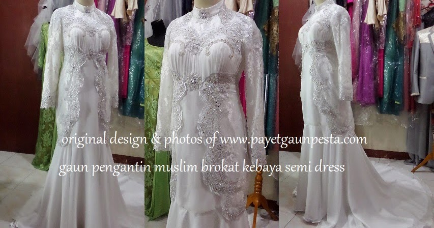 Payet Gaun Pesta Desain Baju Pesta Kebaya Modern dan 