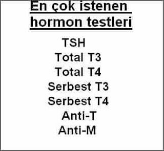 çok istenen hormon tahlilleri