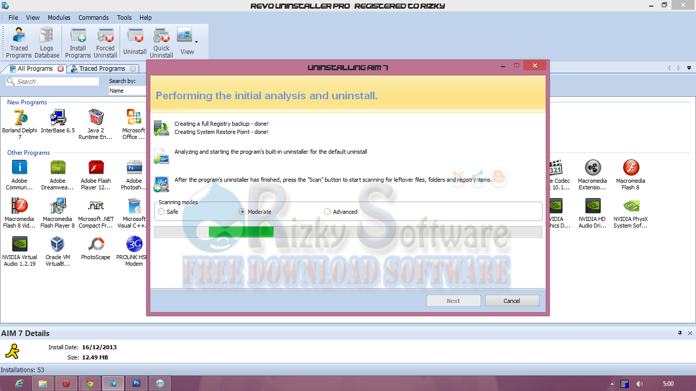 Download Revo Uninstaller 3.0.7 Pro Full Version