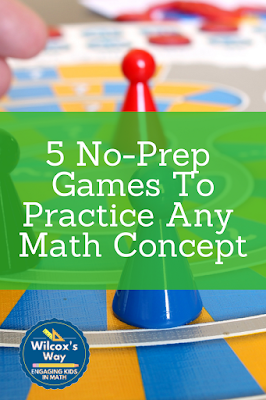 These math games are fun to play no matter what topic you are teaching.