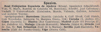 España en el calendario alemán de ajedrez de 1935