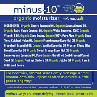 Minus - 10 Ingredients list is astounding! Check it out for yourself.