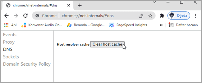 clear-host-cache