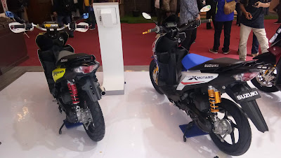 Inilah jadinya jika Suzuki Nex di modifikasi menggunakan stang fatbar Supermoto.