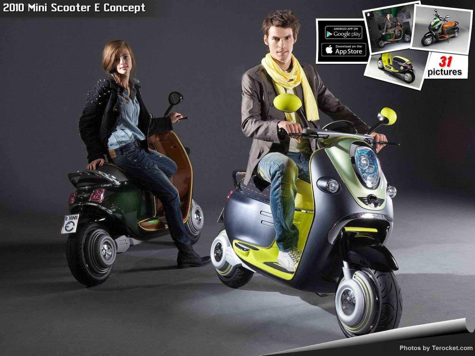 Hình ảnh xe ô tô Mini Scooter E Concept 2010 & nội ngoại thất