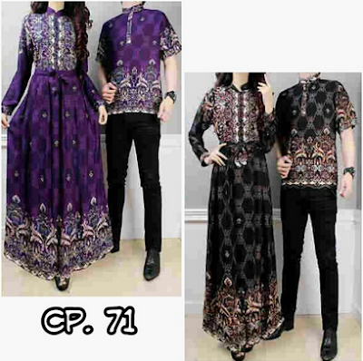 15 Contoh Model Baju Lebaran 2020 Muslim Batik 