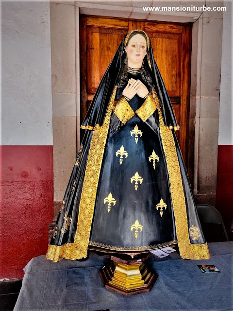 Religious Imagine made with the Corn Cane Paste Technique in Patzcuaro, Michoacan