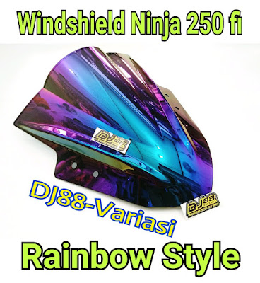 visor ninja 250 fi pelangi
