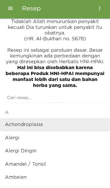 Review Aplikasi Resep Herba HNI HPAI Ala Mak-Emak