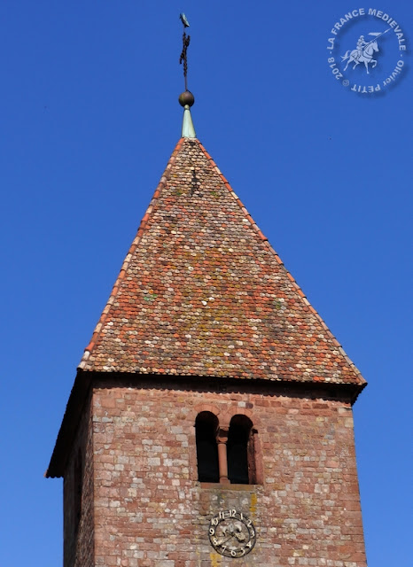 ALTENSTADT (67) - Eglise Saint-Ulrich (XIe-XIIe siècles) (Extérieur)