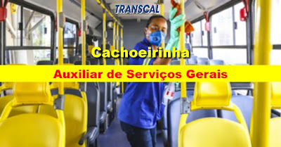 Transcal abre vaga para Auxiliar de Serviços Gerais em Cachoeirinha