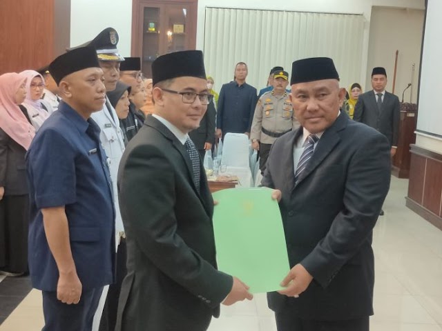 Walikota Lantik Dua Kepala Dinas