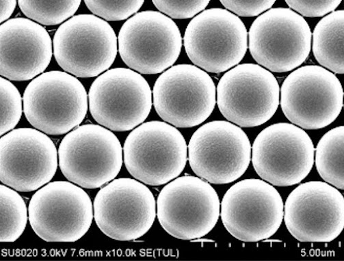 Non-functionalized or carboxyl polystyrene microparticles