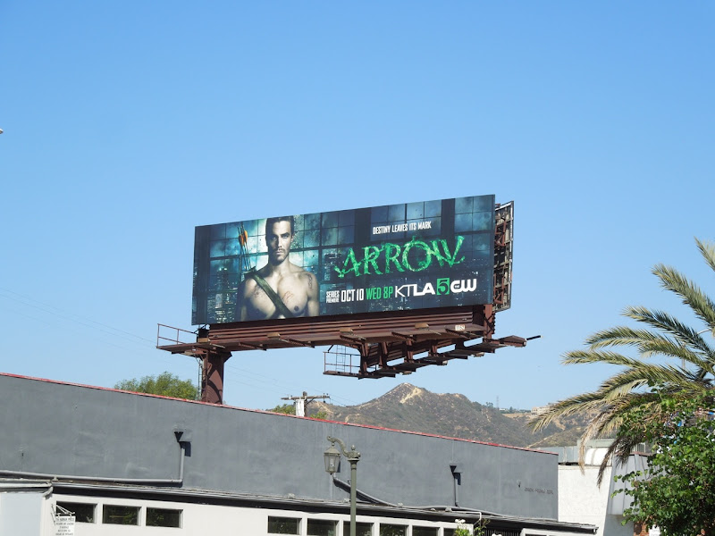 Arrow season 1 CW billboard