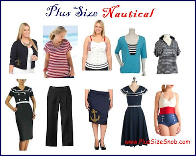  Size Fashions on Plus Size Snob  Plus Size Nautical Clothing