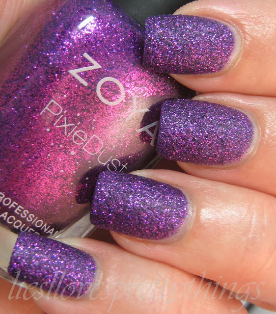 Zoya PixieDust Carter swatch and review