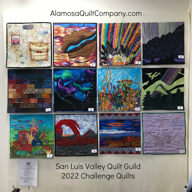 2022 SLV Quilt Guild Challenge Quilts