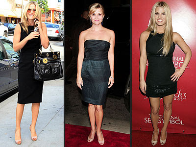 Ali Larter, Reese Witherspoon and Jessica Simpson elongate their legs – and 